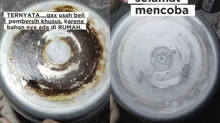 Panci rice cooker gosong usai dipakai 15 tahun, wanita ini bagikan trik mengubahnya jadi kinclong