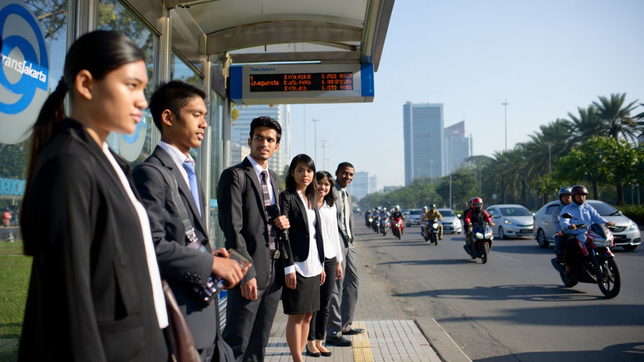 Naik TransJakarta, MRT, & LRT kini gratis untuk pekerja swasta gaji di bawah Rp6,2 juta, ini syaratnya