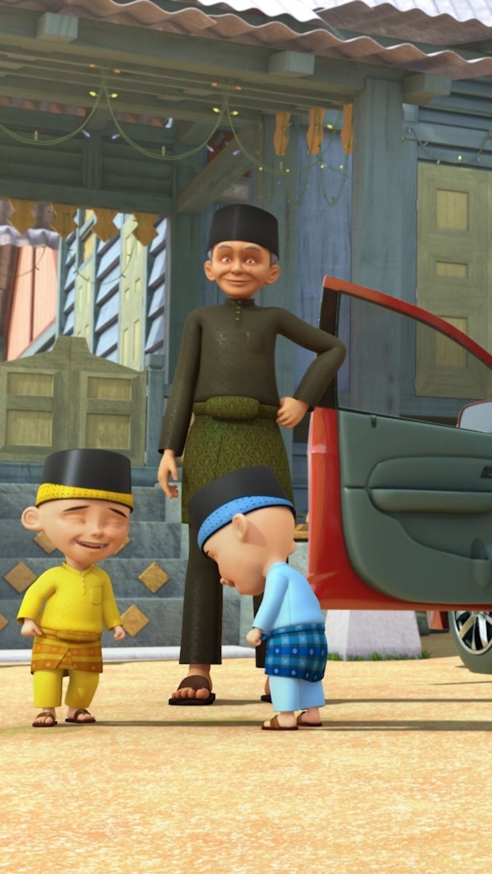 Selalu terlihat sendiri, sebenarnya di mana keluarga Tok Dalang dalam kartun Upin dan Ipin?