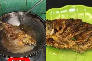 Goreng ikan masih sering lengket di wajan? Coba pakai bawang putih biar hasilnya mulus, begini caranya