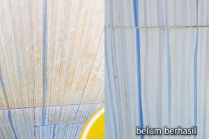 Jangan biarkan tembok kamar mandi berlumut dan berkerak! Bersihkan dengan garam dan 1 bahan dapur ini
