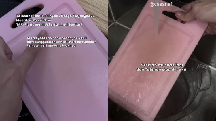 Bisa jadi sarang bakteri, ini cara deep cleaning talenan plastik biar steril dan kinclong lagi 