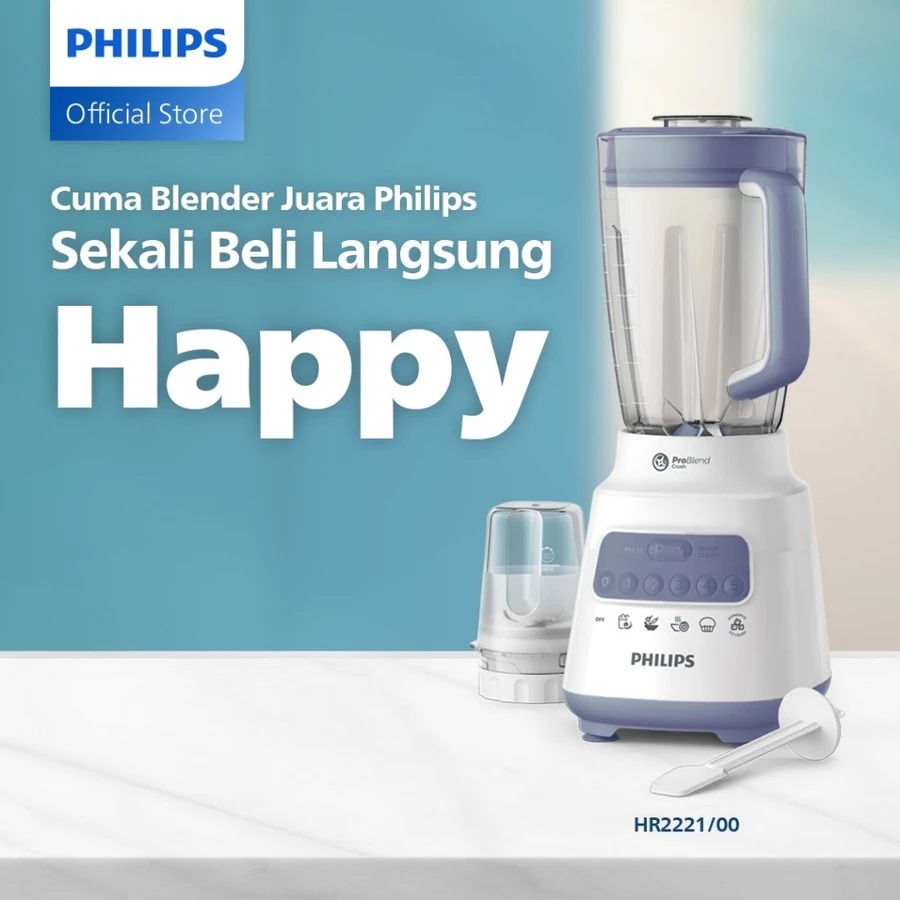 5 Blender Philips favorit ibu rumah tangga di bawah Rp700 ribu, mudah dibersihkan dan tahan lama