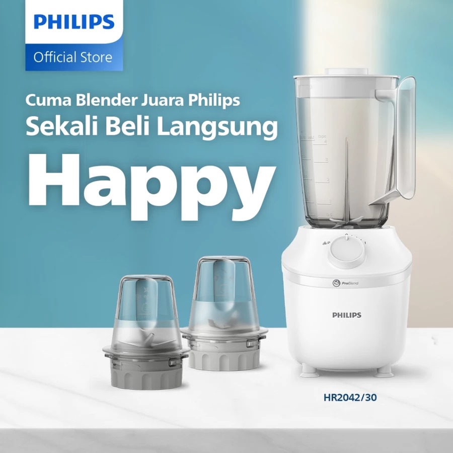 5 Blender Philips favorit ibu rumah tangga di bawah Rp700 ribu, mudah dibersihkan dan tahan lama