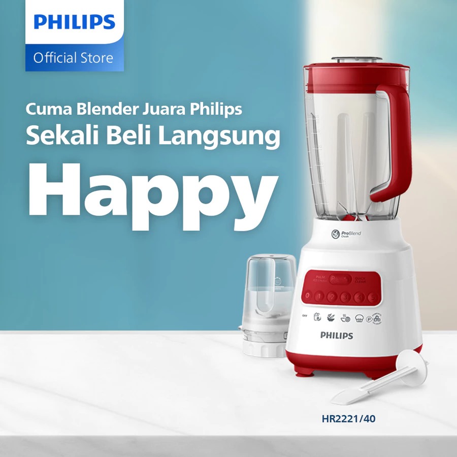5 Blender Philips favorit ibu rumah tangga di bawah Rp700 ribu, mudah dibersihkan dan tahan lama