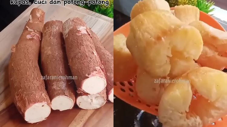 Bukan direbus atau digoreng 2 kali, ternyata ini rahasia singkong keju empuk, merekah, dan gurih