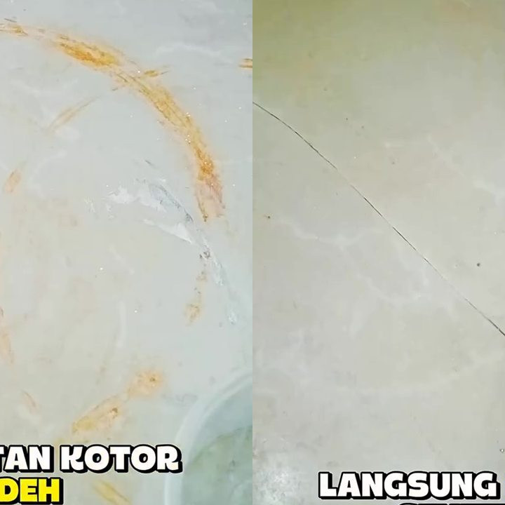 Lantai berkarat karena bekas tabung gas? Bersihkan pakai 2 bahan ini biar langsung hilang tak berbekas