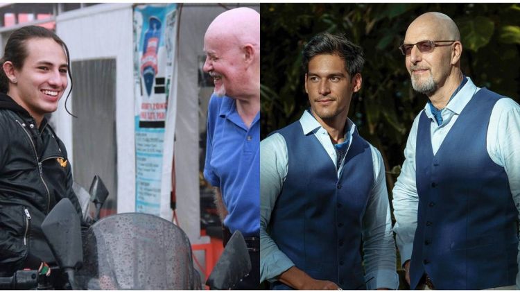 Sama-sama keren menawan, begini potret 7 seleb ganteng bareng papa bulenya