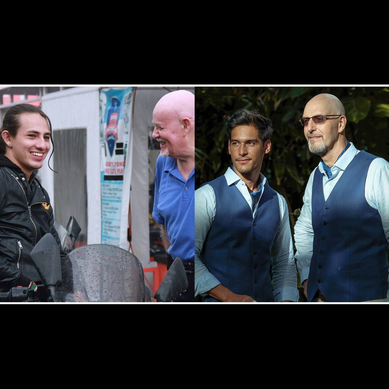 Sama-sama keren menawan, begini potret 7 seleb ganteng bareng papa bulenya