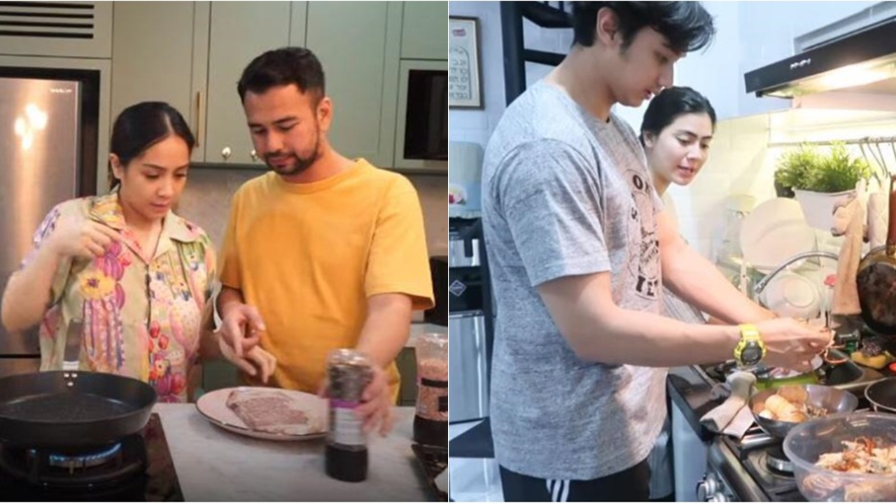 Bikin baper, begini mesranya 7 seleb FTV saat masak bareng pasangan