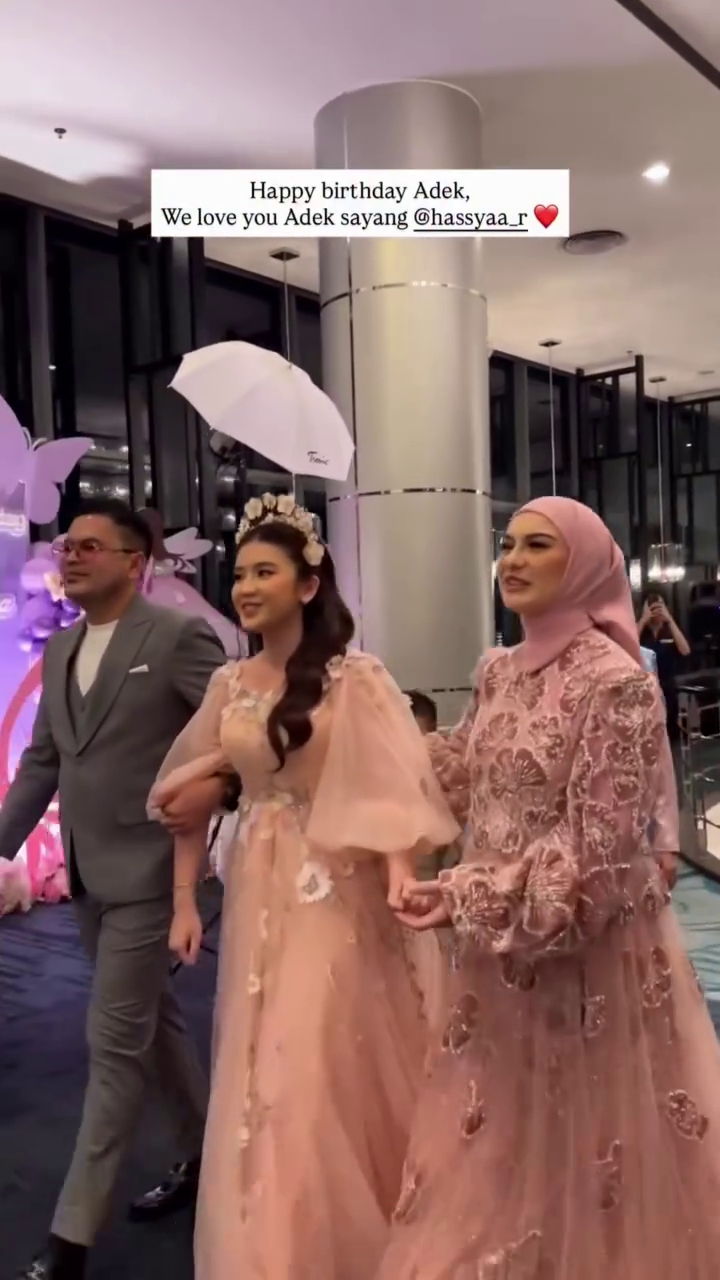 9 Momen ulang tahun Hassya anak kandung Haldy Sabri, sikap Irish Bella ke putri sambung tuai pujian