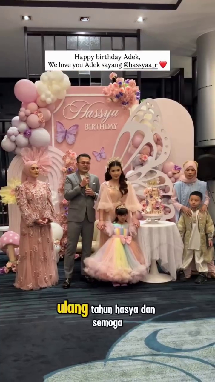 9 Momen ulang tahun Hassya anak kandung Haldy Sabri, sikap Irish Bella ke putri sambung tuai pujian