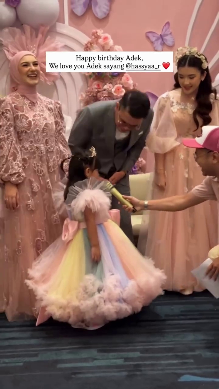 9 Momen ulang tahun Hassya anak kandung Haldy Sabri, sikap Irish Bella ke putri sambung tuai pujian