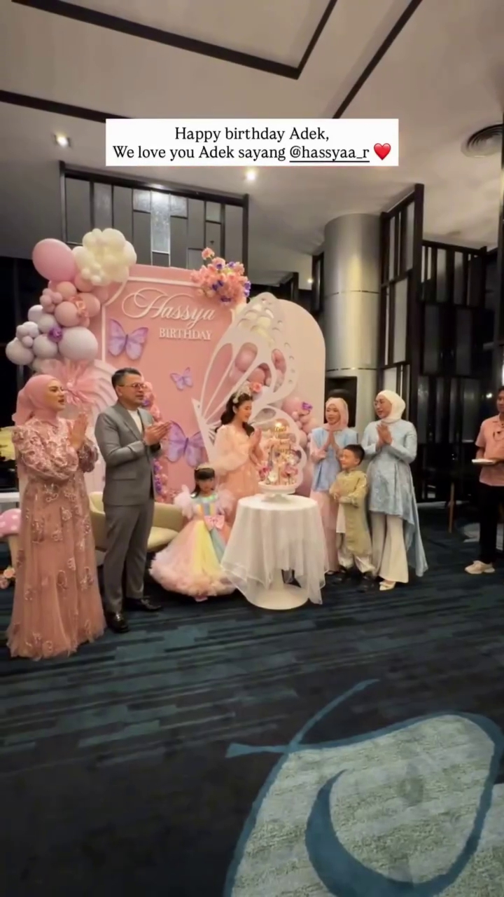 9 Momen ulang tahun Hassya anak kandung Haldy Sabri, sikap Irish Bella ke putri sambung tuai pujian
