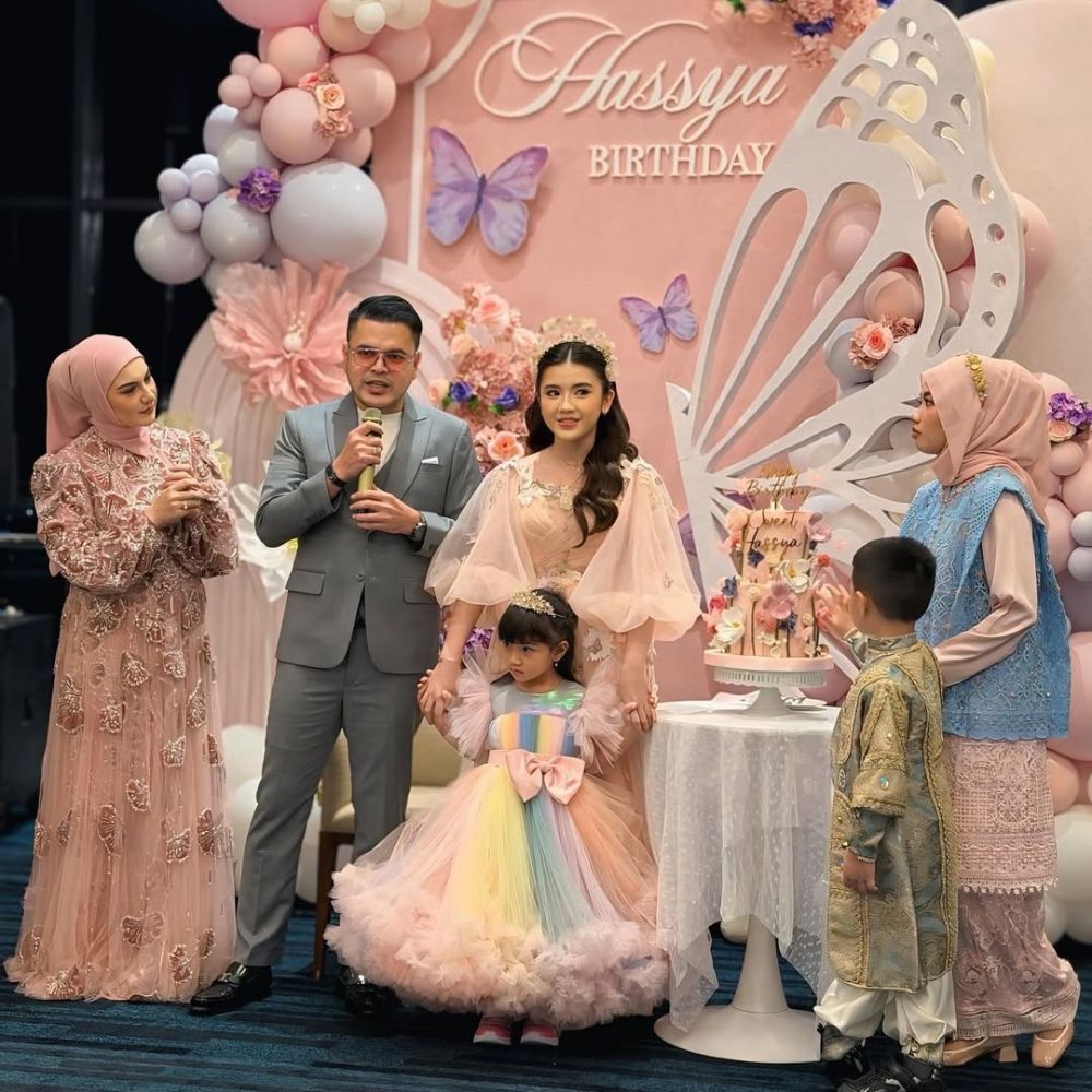 9 Momen ulang tahun Hassya anak kandung Haldy Sabri, sikap Irish Bella ke putri sambung tuai pujian