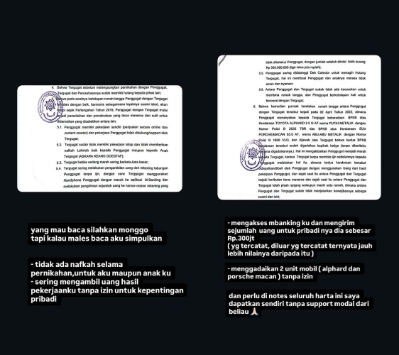 7 Klarifikasi Clara Shinta usai Denny Goestaf gugat gono-gini, ngaku tak pernah dinafkahi eks suami