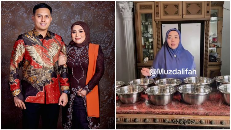 Rumahnya akan dijual Rp100 M, intip 9 potret dapur bersih Muzdalifah didesain klasik dan minim perabot