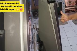 Lakukan trik ini jika pintu kulkas sudah tidak rapat, sat-set cuma butuh 10 detik