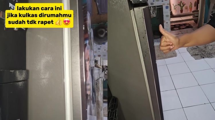 Lakukan trik ini jika pintu kulkas sudah tidak rapat, sat-set cuma butuh 10 detik