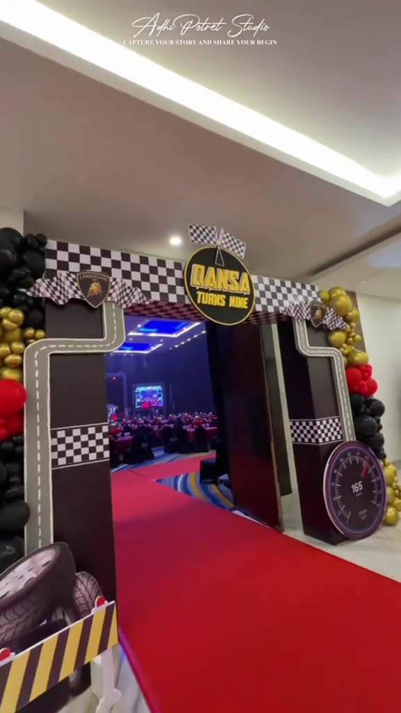 9 Potret pesta ultah ke-9 Qansa Alrifaat anak crazy rich Makassar, dapat kado Lamborghini Rp22 miliar
