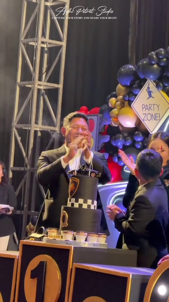 9 Potret pesta ultah ke-9 Qansa Alrifaat anak crazy rich Makassar, dapat kado Lamborghini Rp22 miliar