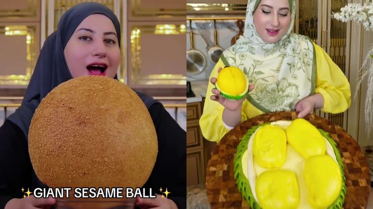 Bikin proyek "food megalodon", ini 7 potret makanan jumbo ala Tasyi Athasyia, ada donat setengah meter