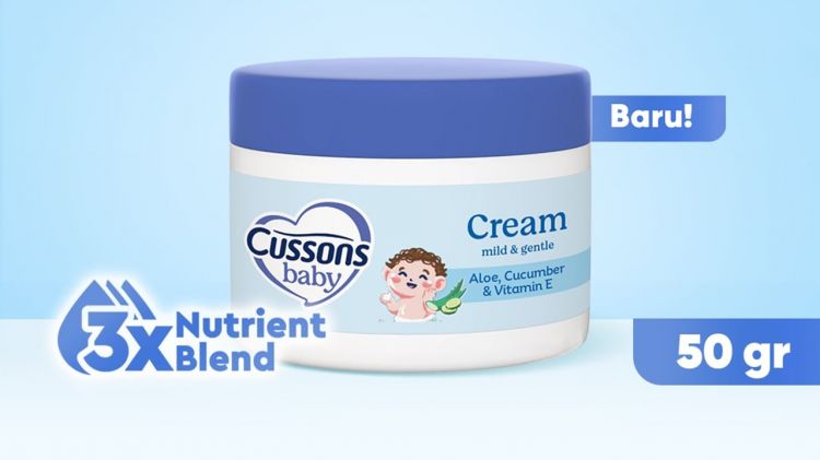 7 Kelebihan Cussons Baby Cream untuk wajah dewasa, bikin kulit lembap, halus, dan aman dipakai harian