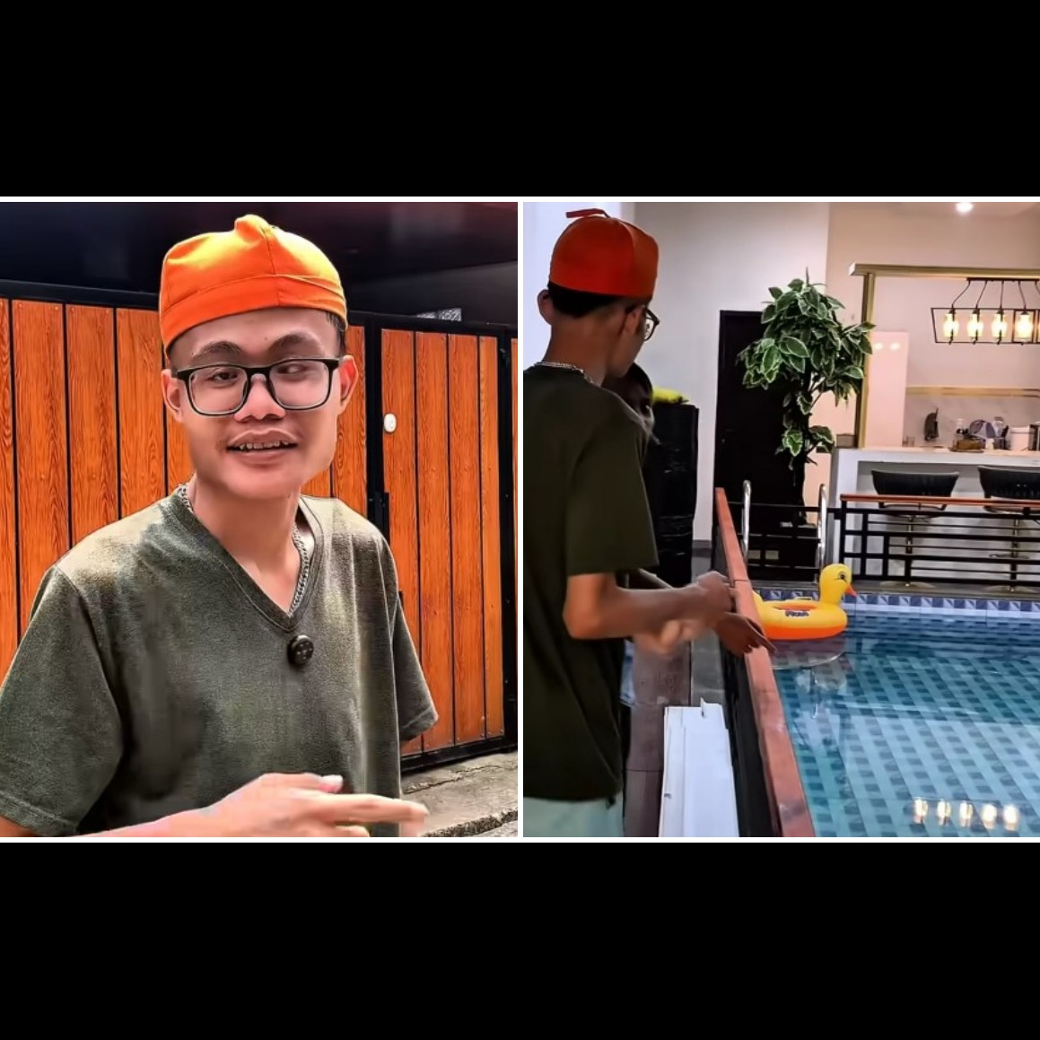 Sony Wakwaw bangun rumah tiga lantai, ini 9 potret dapurnya semi outdoor menghadap kolam renang