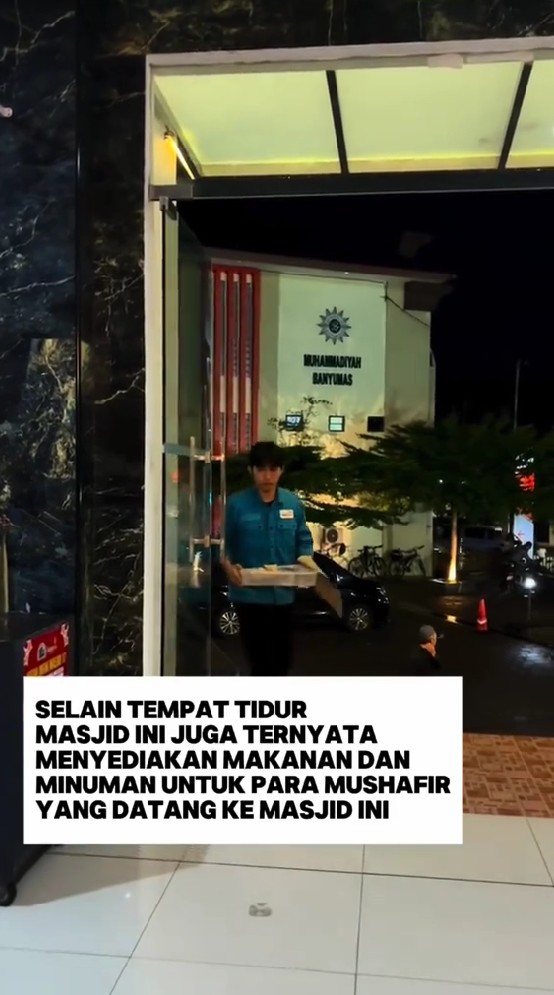 Viral masjid di Purwokerto sediakan kasur untuk musafir numpang tidur dan kafe gratis, ini 7 potretnya