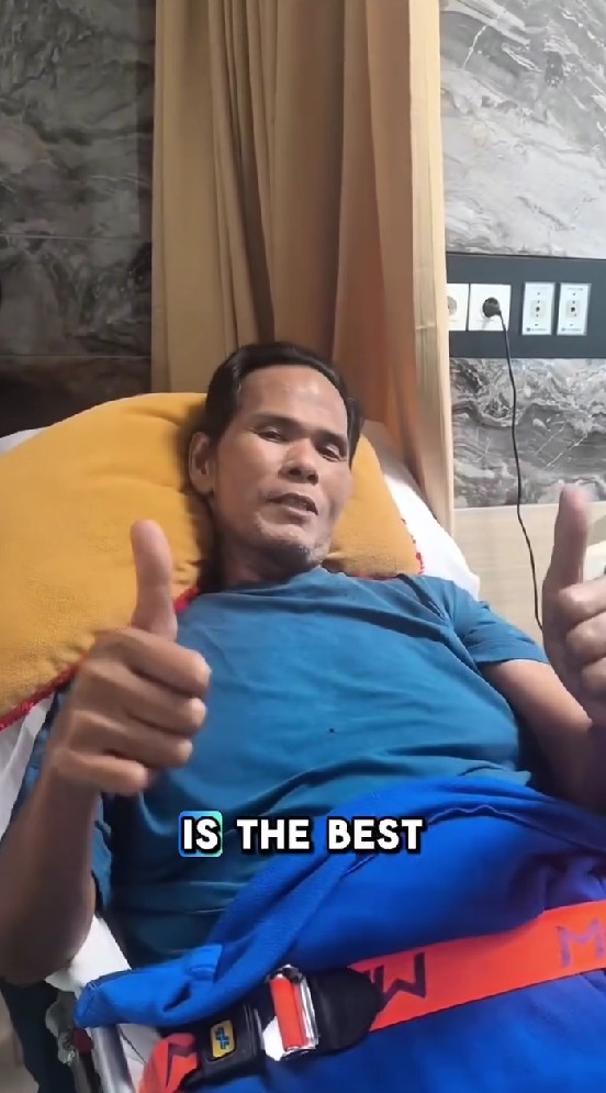 9 Potret terbaru kondisi Fahmi Bo pasca dibantu pengobatan Raffi Ahmad, akui kini sudah bisa duduk