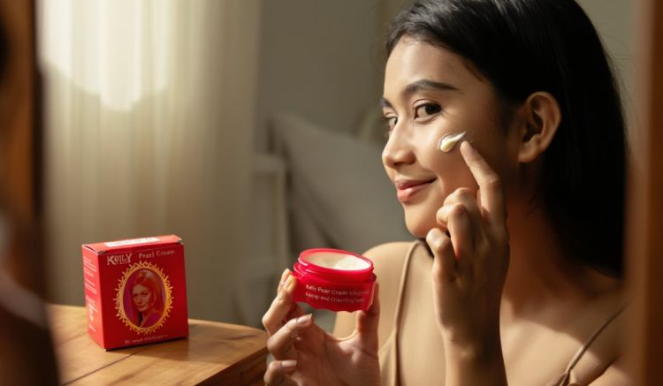 10 Tips pakai Kelly Pearl Cream agar wajah glowing maksimal, anti kusam dan cerah alami