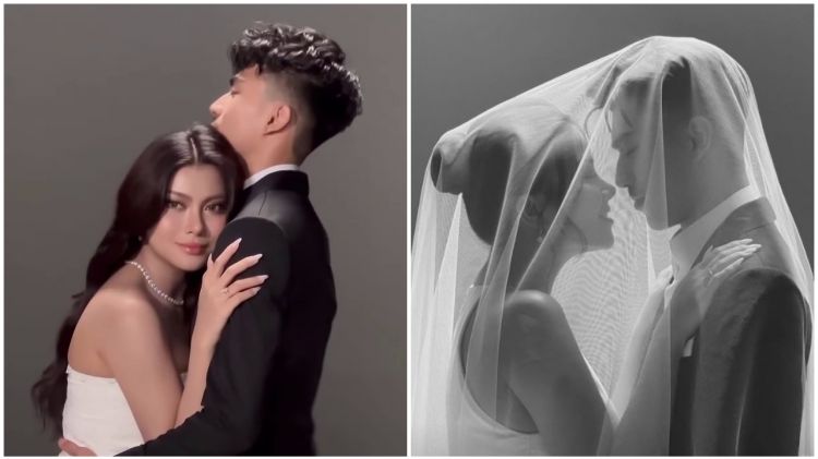 Segera menikah lagi, ini 9 potret Hanum Mega jalani photoshoot prewedding bareng calon suami