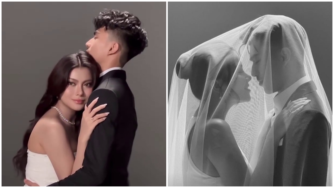 Segera menikah lagi, ini 9 potret Hanum Mega jalani photoshoot prewedding bareng calon suami