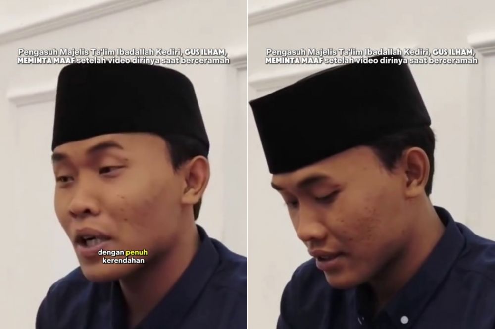 Video Gus Elham ciumi anak kecil saat ceramah viral bikin geram masyarakat, begini klarifikasinya