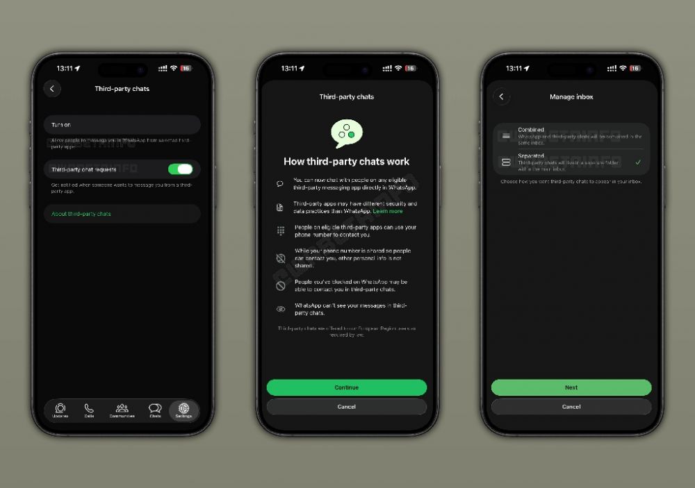 Ssst, WhatsApp bentar lagi bisa terima pesan dari aplikasi chatting lainnya dengan update ini