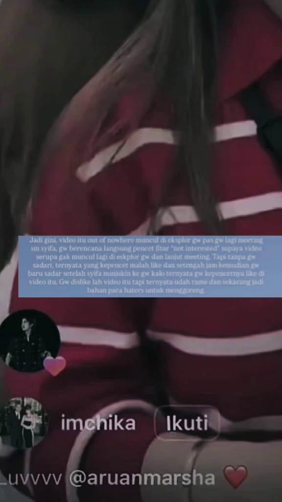 El Rumi ketahuan like video Marsha Aruan, begini klarifikasinya usai Syifa Hadju diserang haters