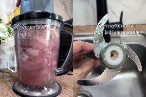 Bisa jadi sarang ulat jika dibiarkan, ini cara bersihkan bagian dalam pisau blender dari sisa makanan