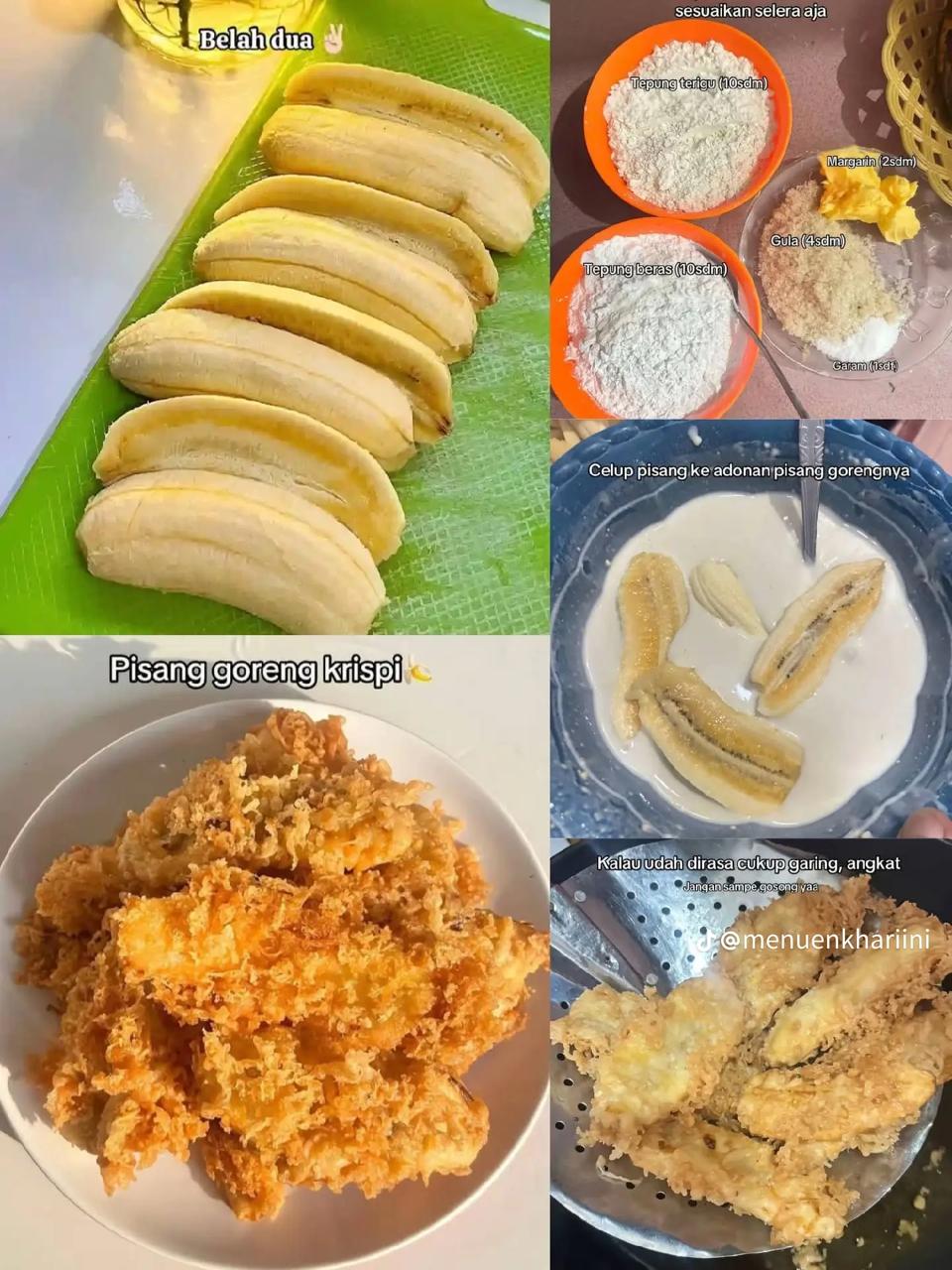 9 Resep pisang goreng kekinian, dari yang klasik sampai manis lumer