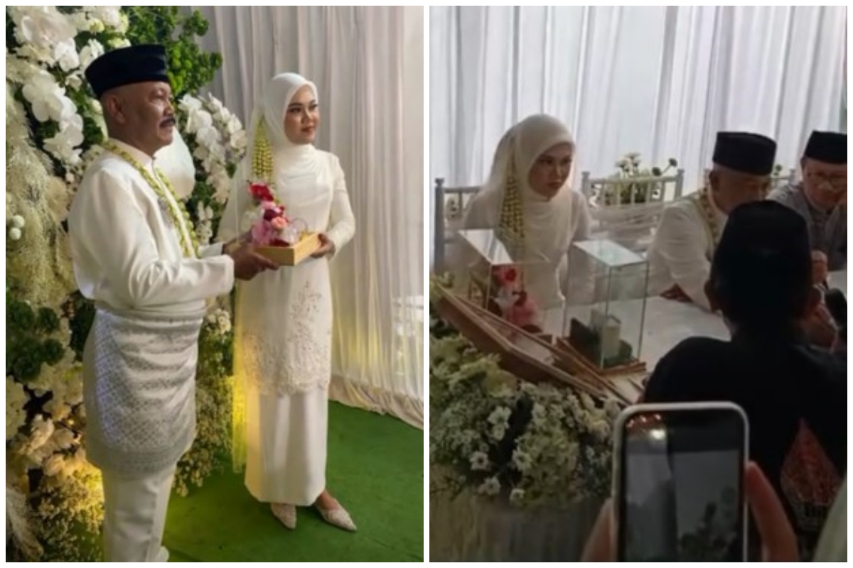 Cinta tak pandang usia, gadis 19 tahun di Jepara dinikahi pria selisih 42 tahun, maharnya mobil HRV