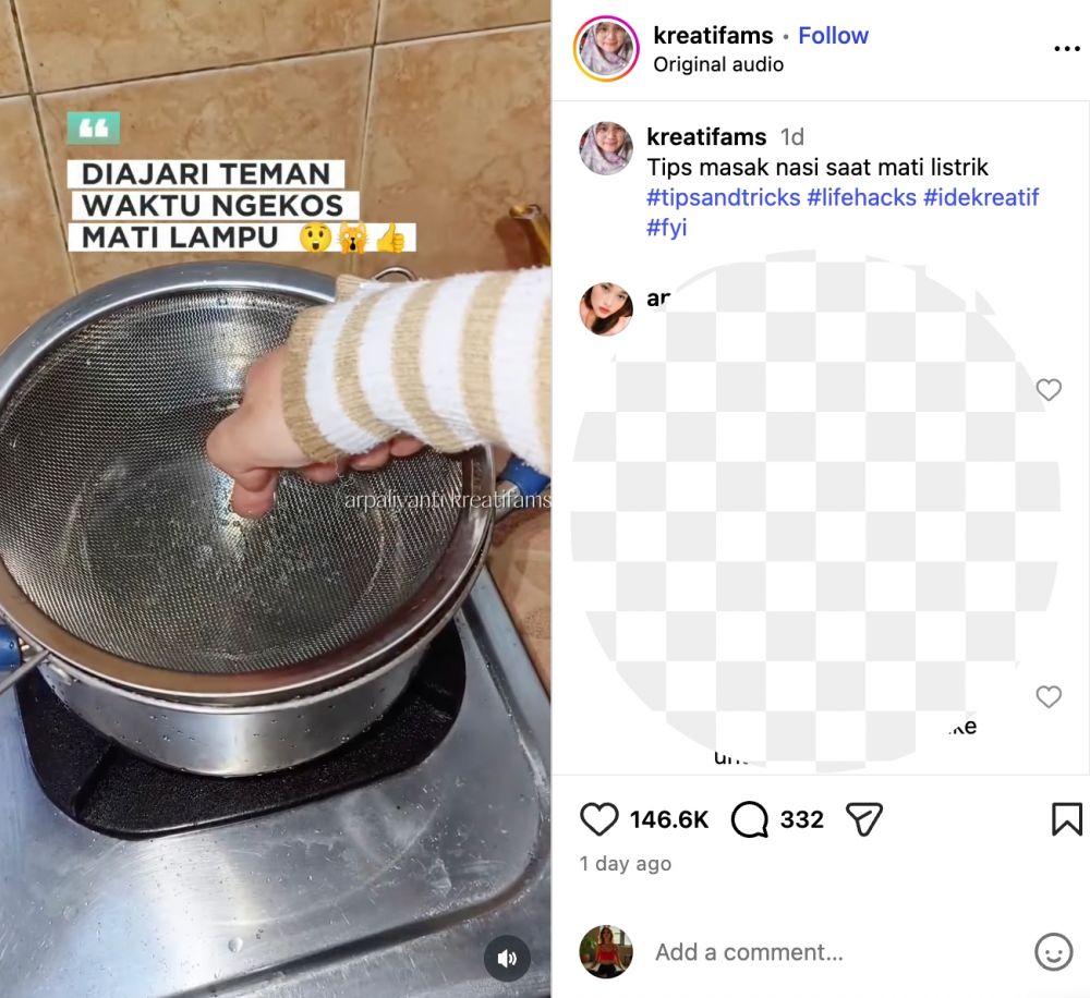 Masak nasi tanpa magic com & panci khusus dengan trik kreatif ini, matang dalam 30 menit