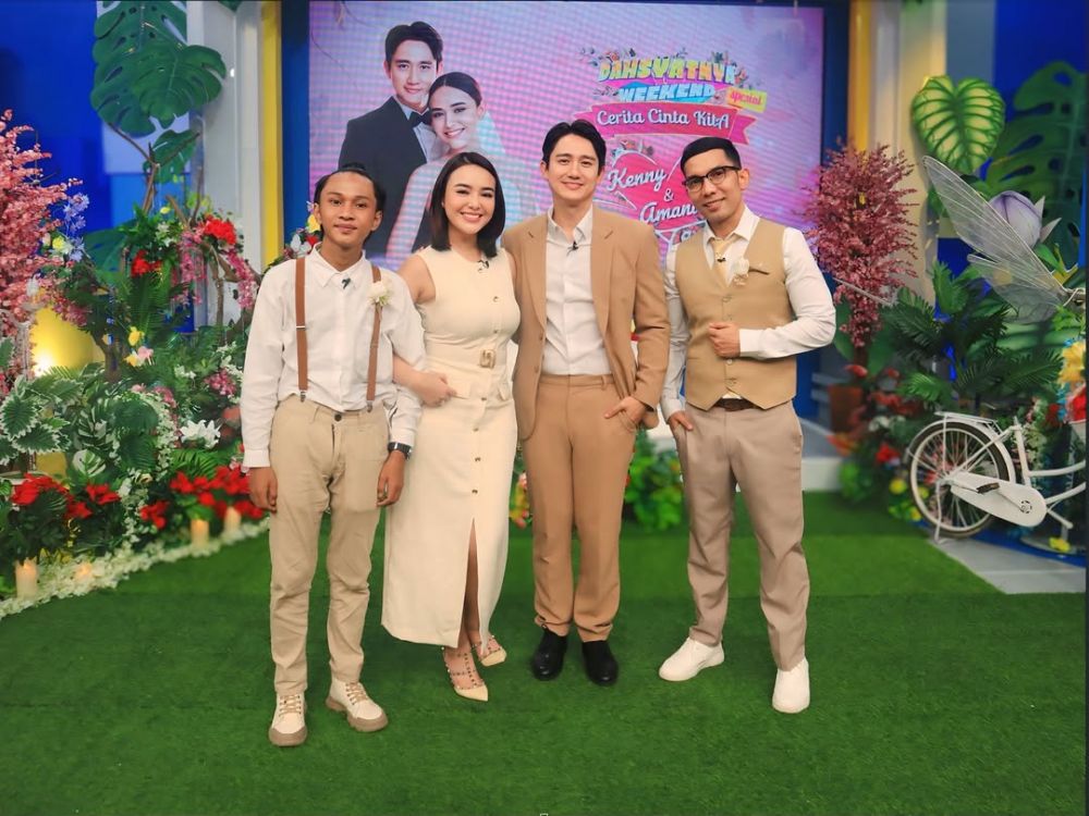 Mengaku senang Fajar Sadboy sukses, ini ucapannya yang bikin Amanda Manopo haru