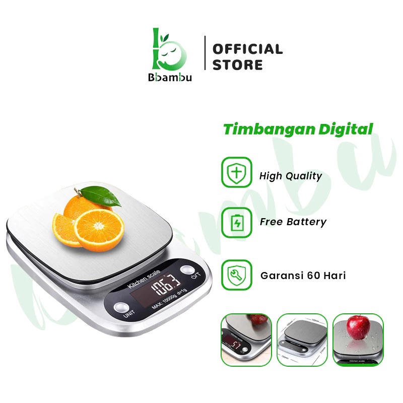 9 Timbangan dapur digital terbaik harga di bawah Rp200 ribu, akurat dan mudah digunakan