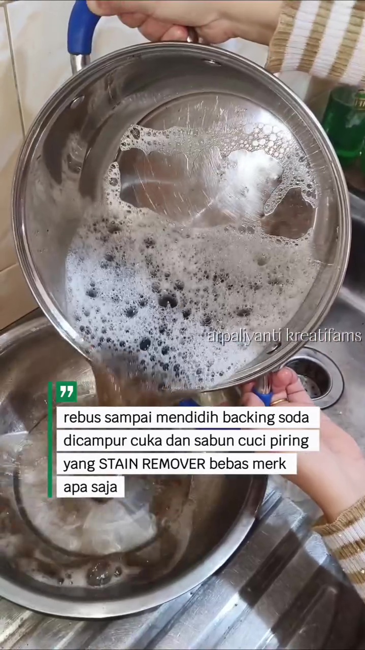 Panci berkerak gosong sulit dibersihkan? Tenang! Coba gunakan 3 bahan ini biar kinclong tanpa sikat