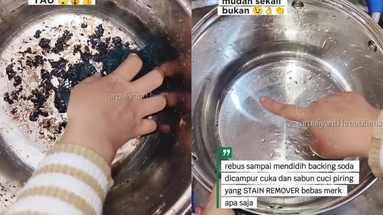 Panci berkerak gosong sulit dibersihkan? Tenang! Coba gunakan 3 bahan ini biar kinclong tanpa sikat