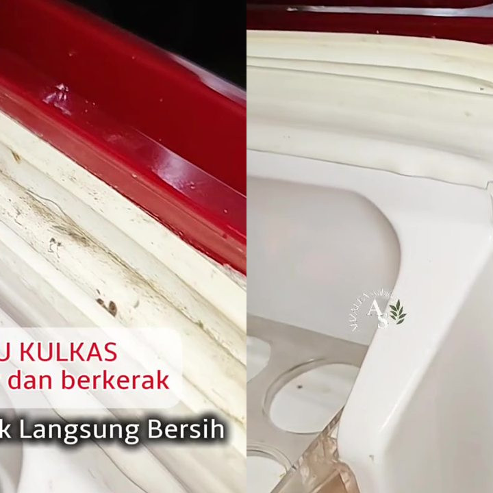 Cara bersihkan karet pintu kulkas dekil berjamur modal 3 bahan dapur, noda hilang dalam sekali gosok