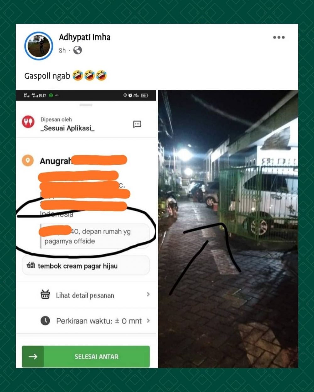 11 Catatan kocak pelanggan di aplikasi ojek online ini bikin penjual dan driver bingung tapi lucu