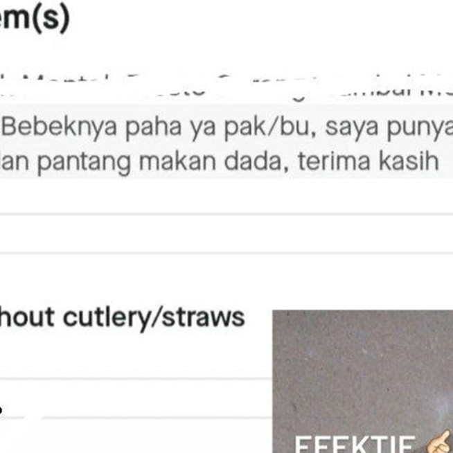11 Catatan kocak pelanggan di aplikasi ojek online ini bikin penjual dan driver bingung tapi lucu