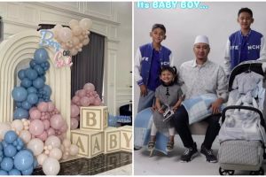 9 Potret momen gender reveal anak Kartika Putri dan Habib Usman, digelar intimate
