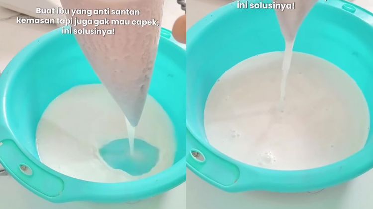 Jangan asal simpan, ini trik agar stok santan di kulkas tak cepat basi dan mudah pecah saat dimasak