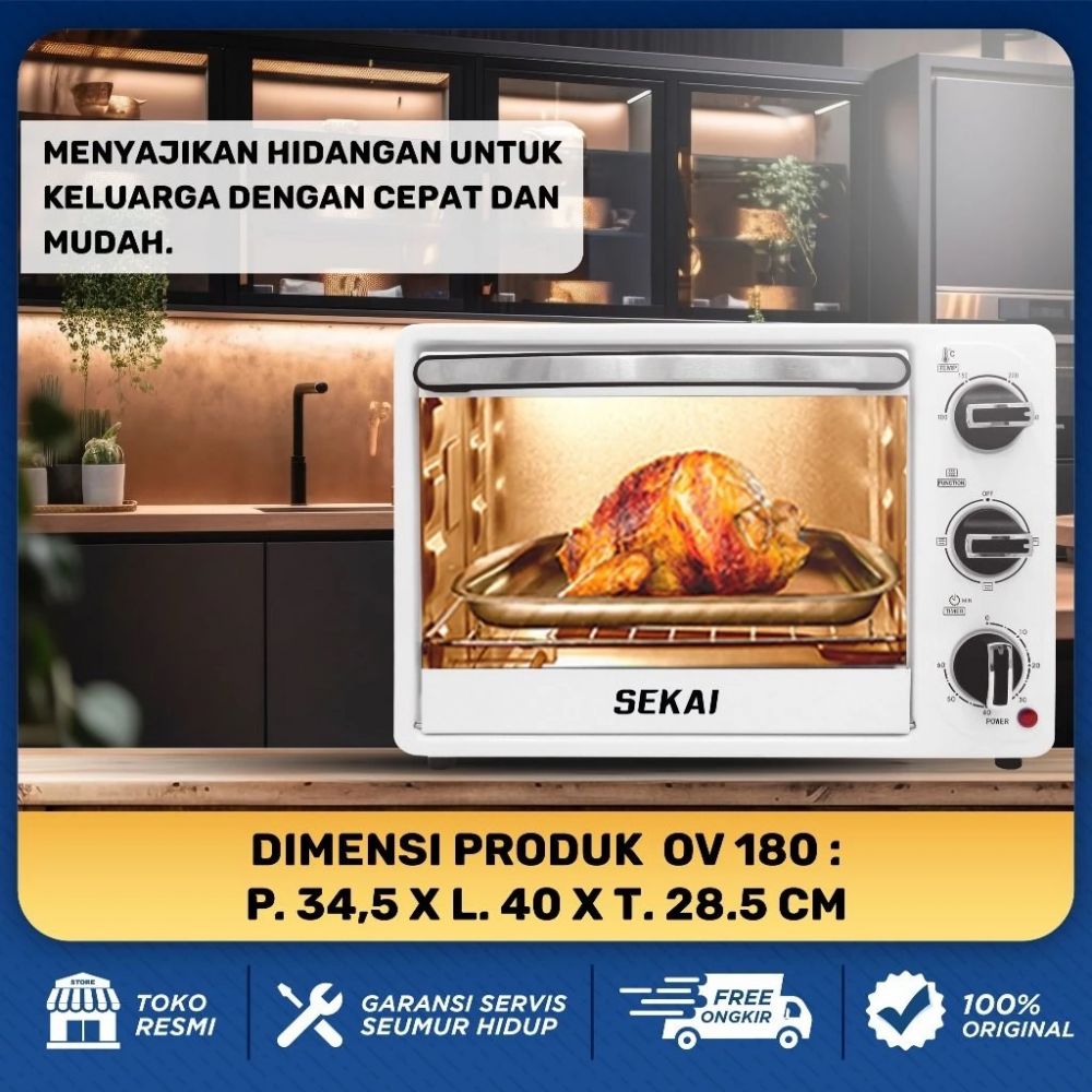 9 Rekomendasi oven rumahan di bawah Rp800 ribu, cepat panas dan hemat daya